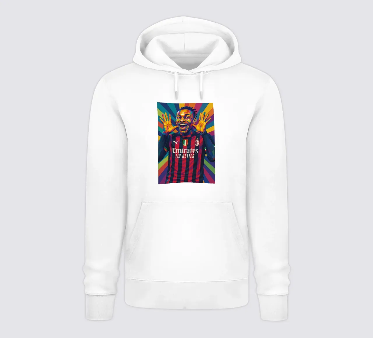 Rafael Leão felpa con cappuccio da HopeStudio
