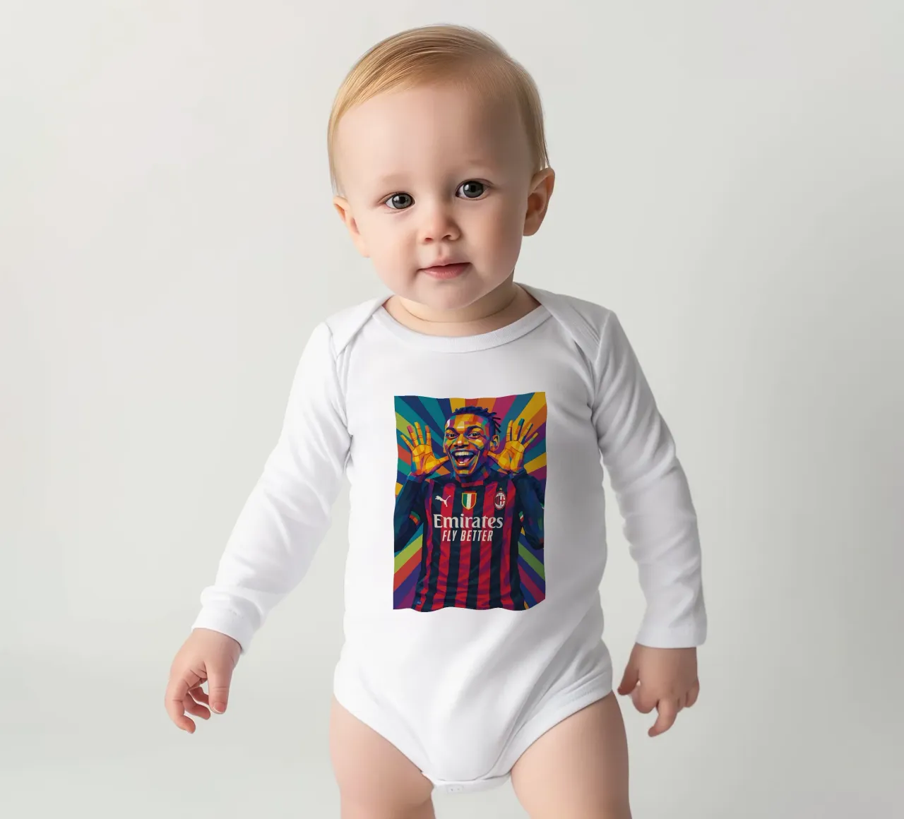 Rafael Leão Langarm Babybody von HopeStudio