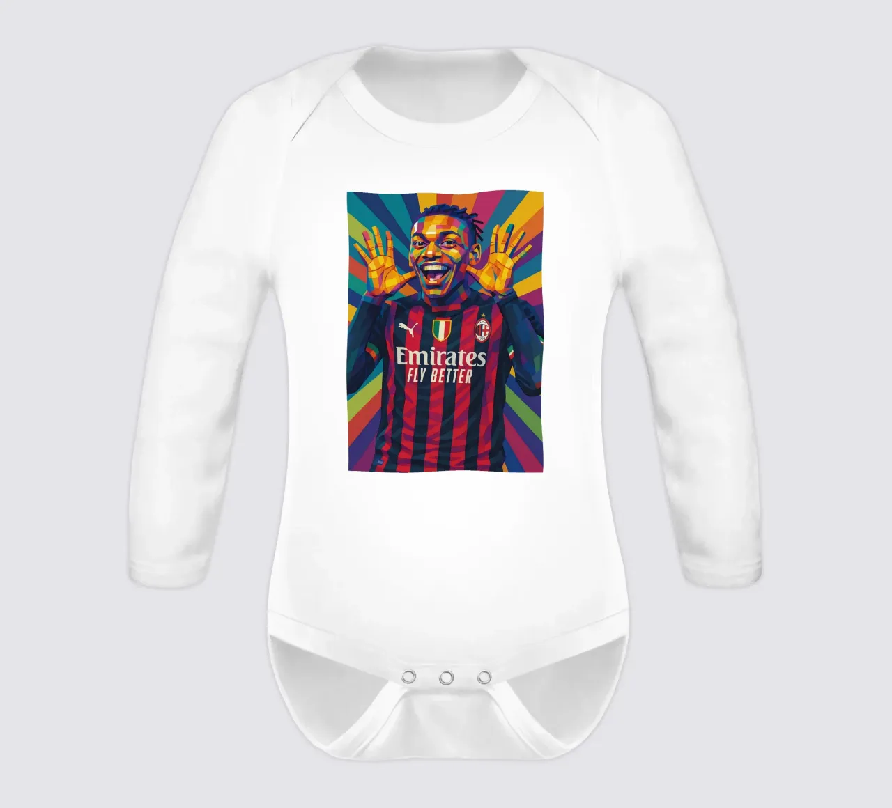 Rafael Leão Langarm Babybody von HopeStudio