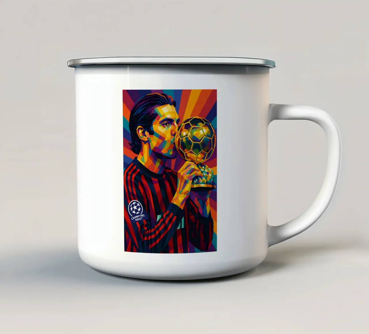 Ricardo Kaka tazza in smalto da HopeStudio