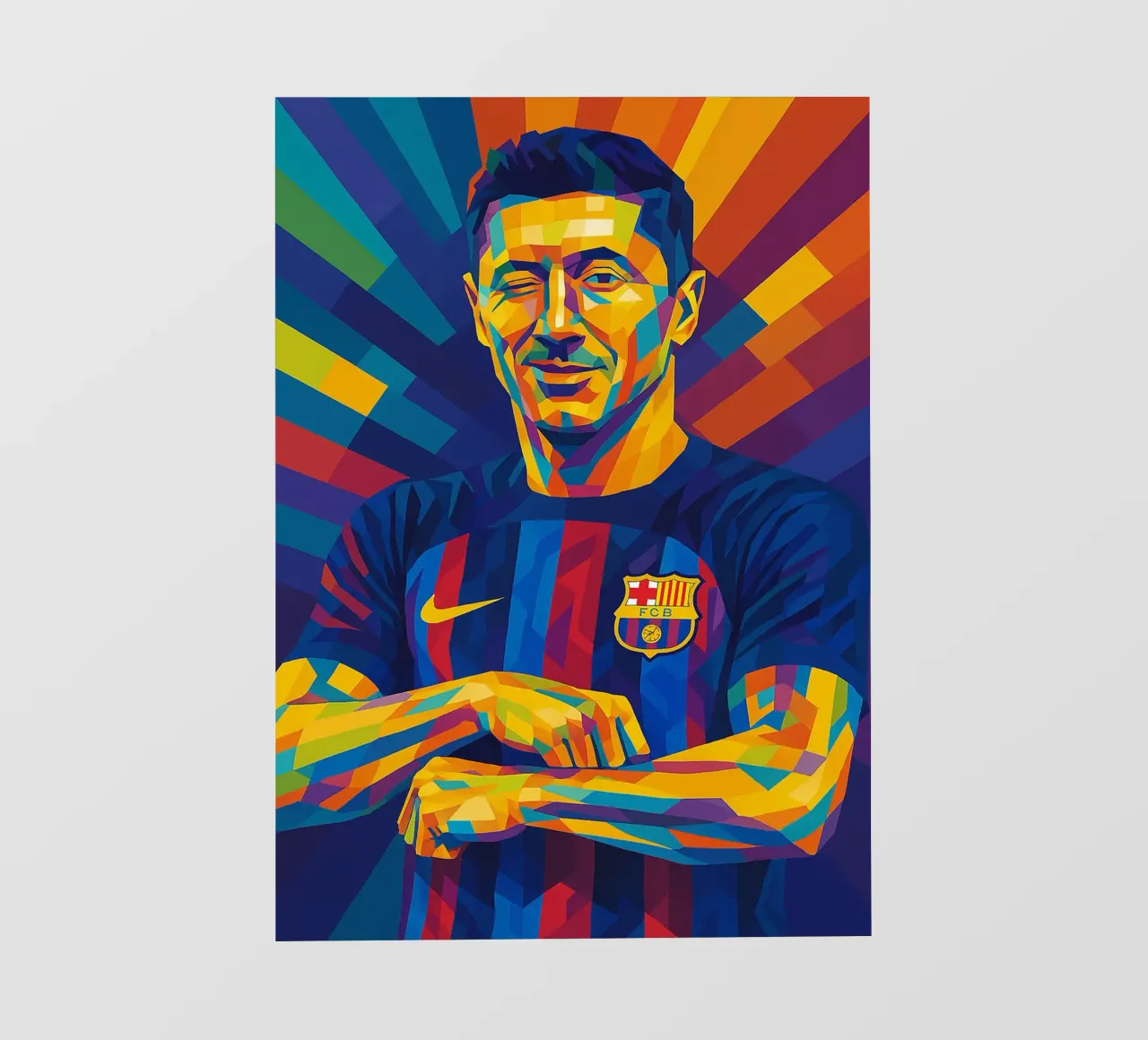 Robert Lewandowski pellicola backlit da HopeStudio