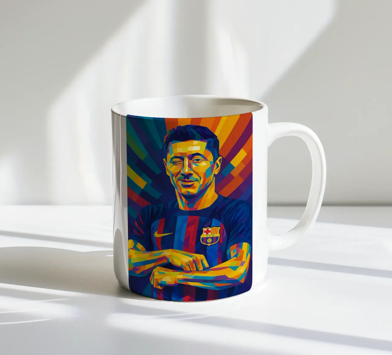 Robert Lewandowski tazza in ceramica da HopeStudio