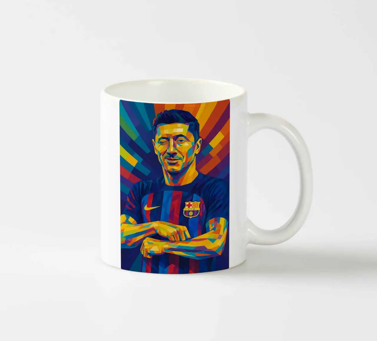 Robert Lewandowski tazza in ceramica da HopeStudio
