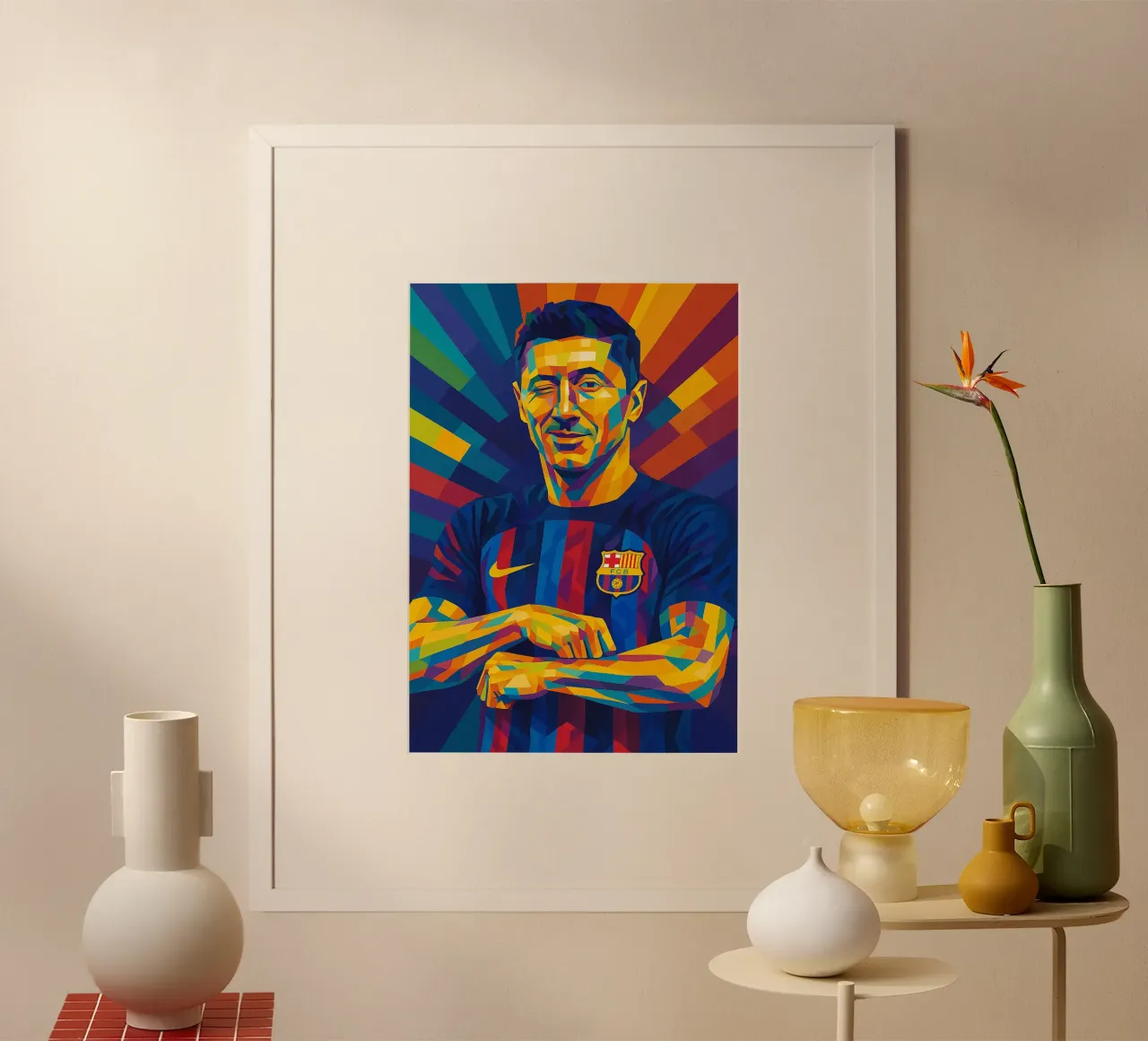 Robert Lewandowski poster da HopeStudio