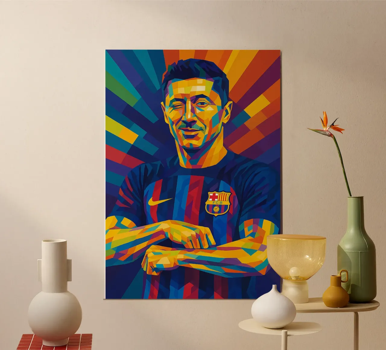 Robert Lewandowski poster da HopeStudio