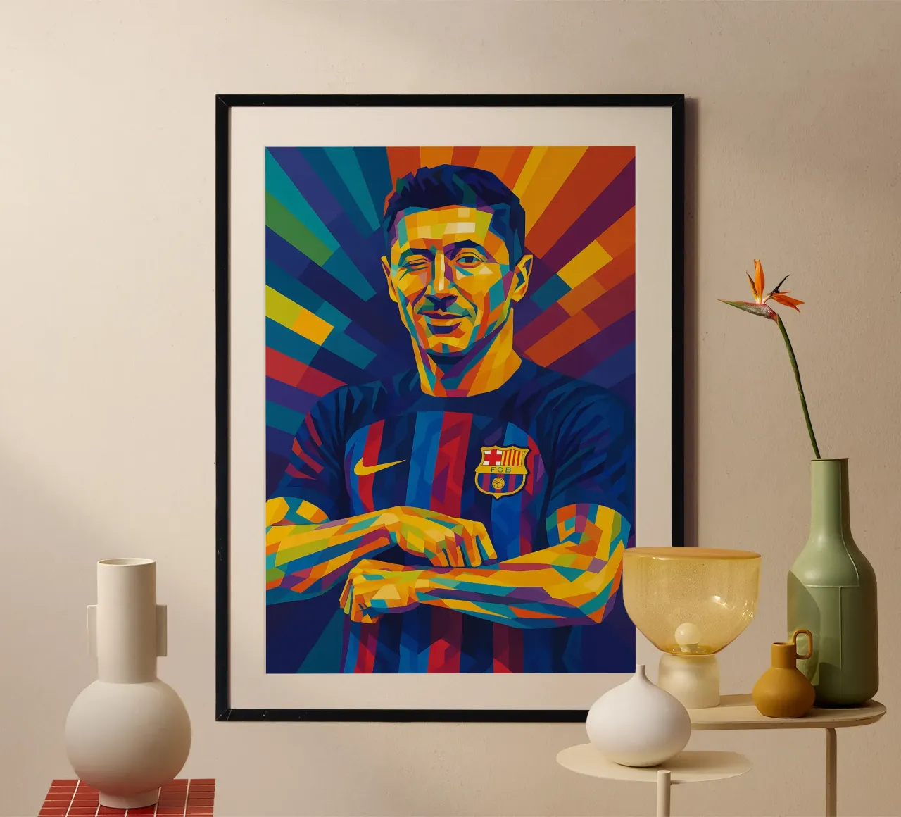 Robert Lewandowski poster da HopeStudio