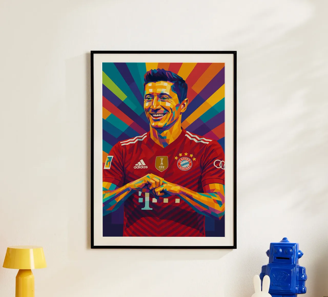 Robert Lewandowski carta hahnemühle da HopeStudio