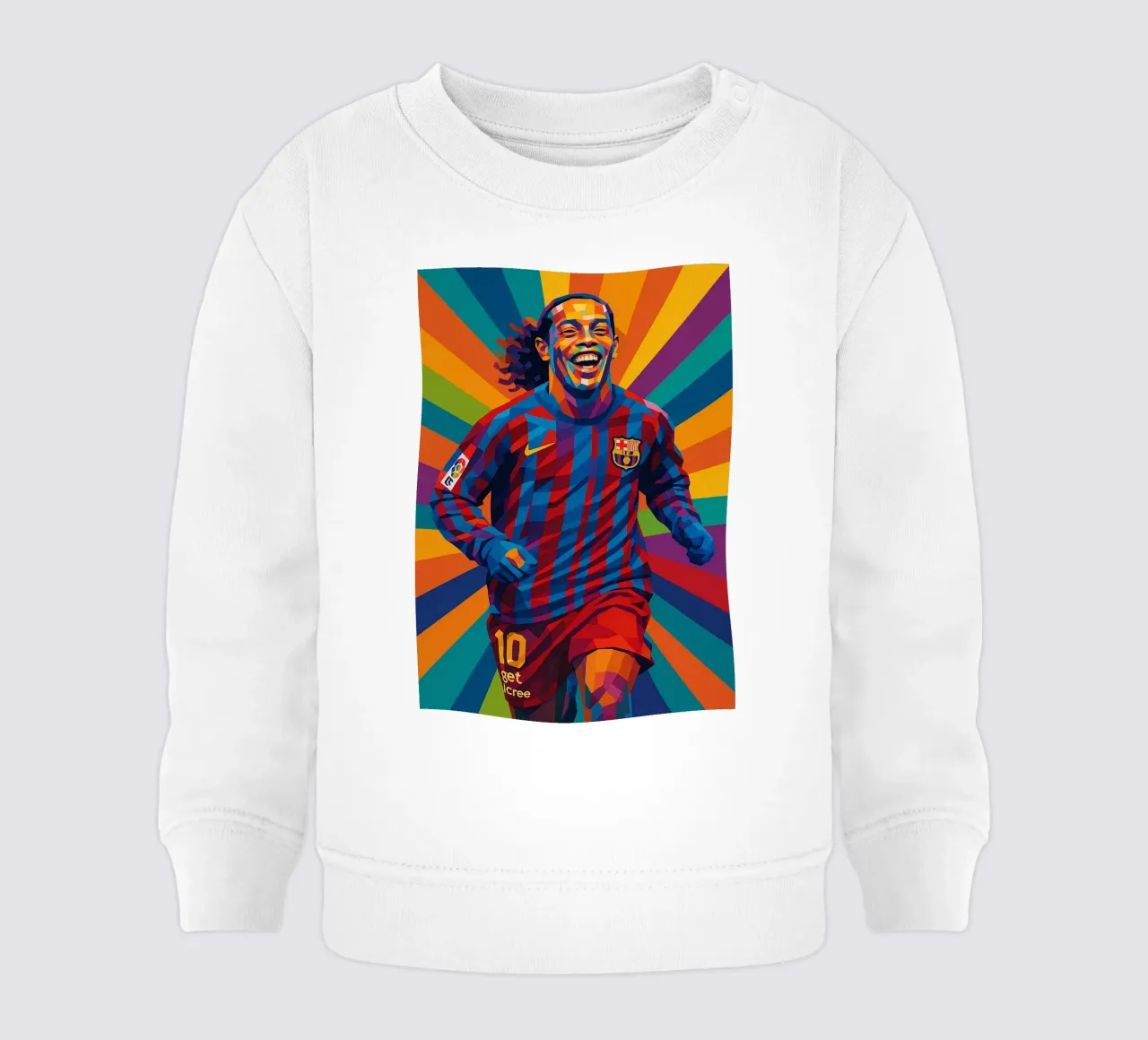 Ronaldinho Barcelona felpa neonato da HopeStudio