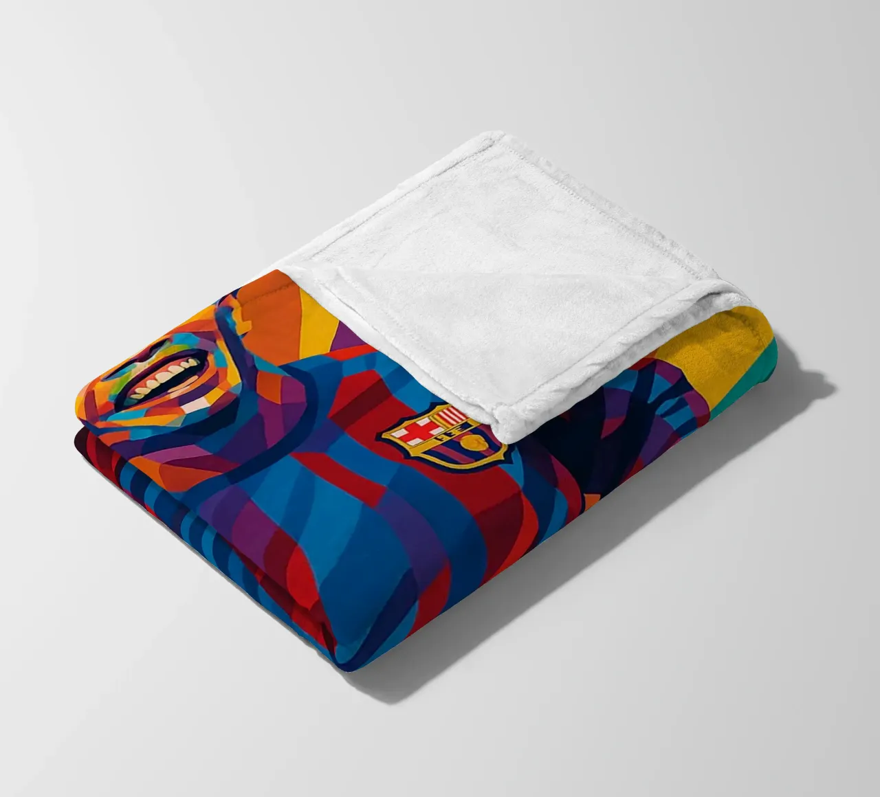 Ronaldinho Barcelona coperta in pile da HopeStudio
