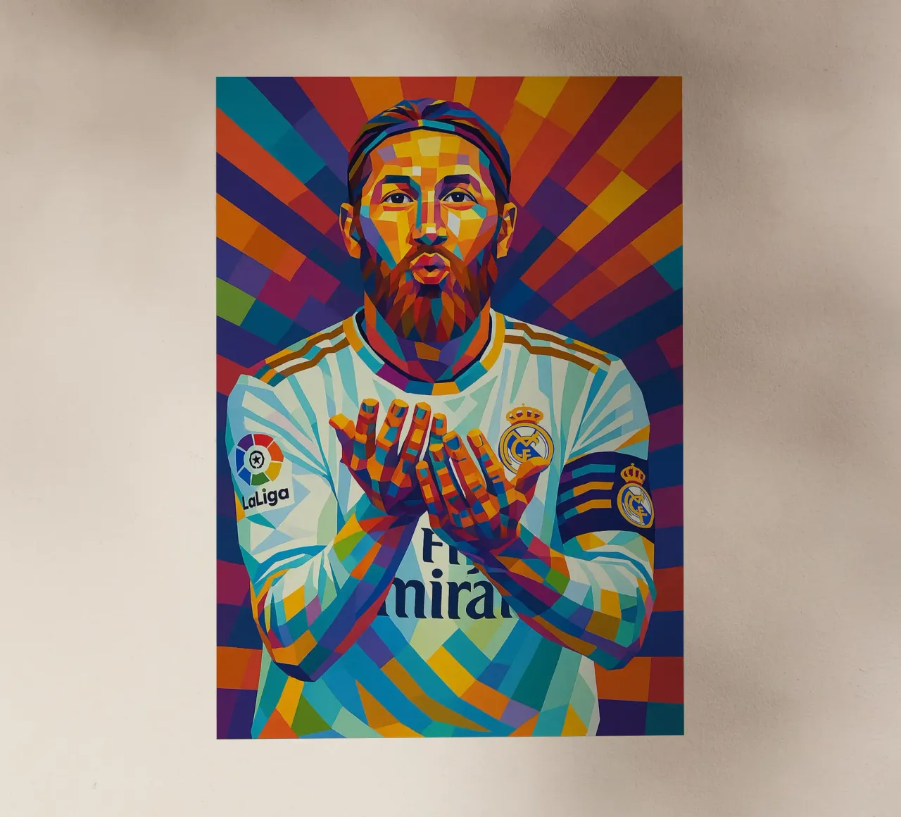 Sergio Ramos pellicola backlit da HopeStudio