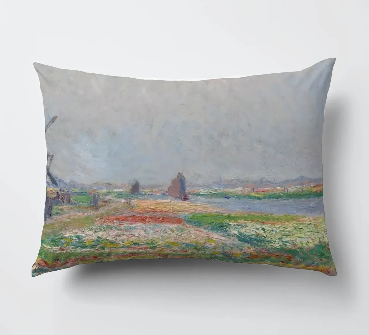 Monet - Tulip Fields near The Hague cojín de ARTOTHEK