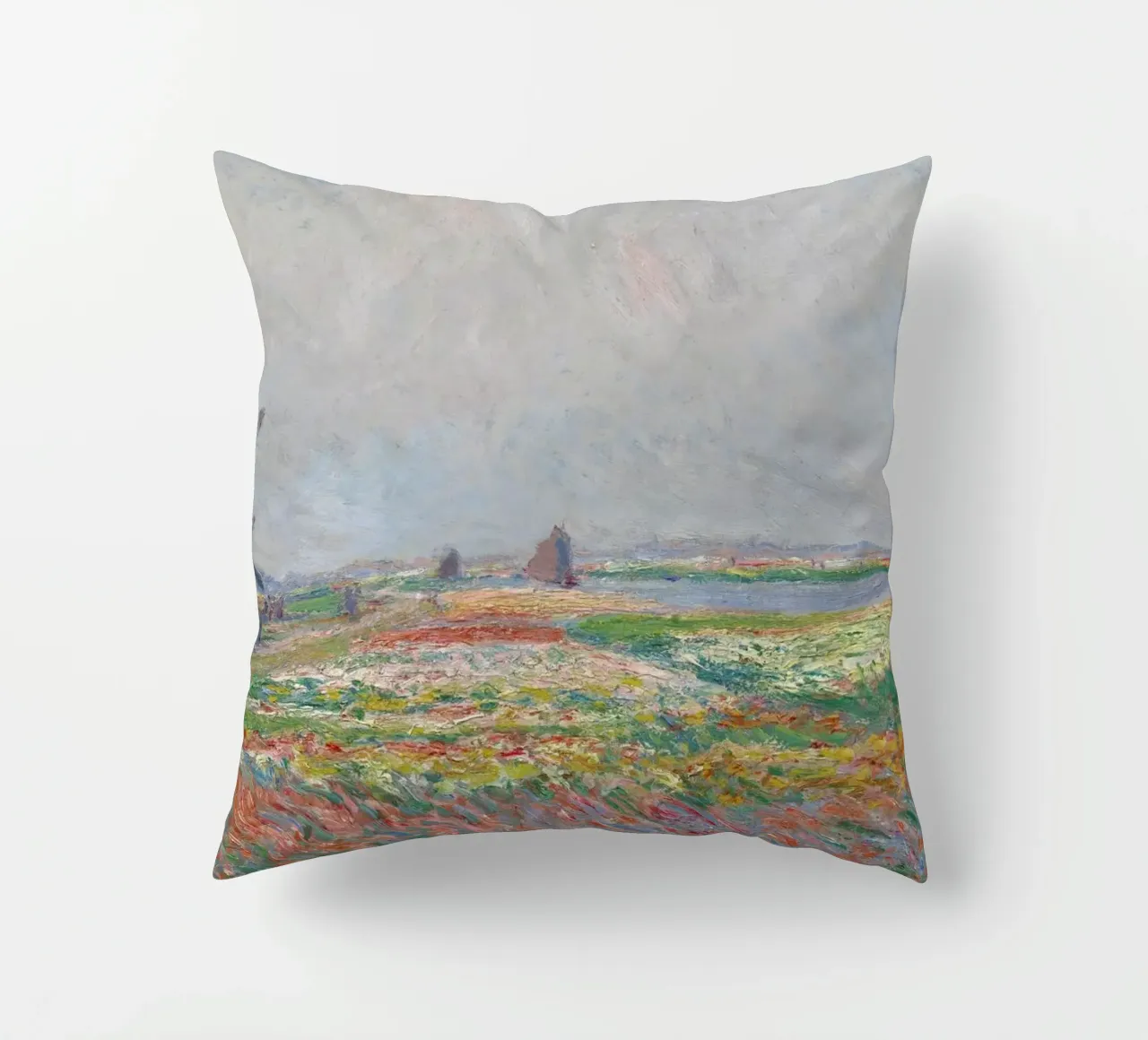 Monet - Tulip Fields near The Hague cojín de ARTOTHEK