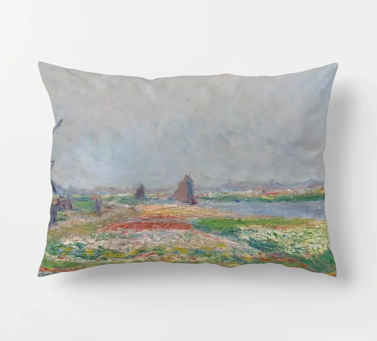 Monet - Tulip Fields near The Hague cojín de ARTOTHEK