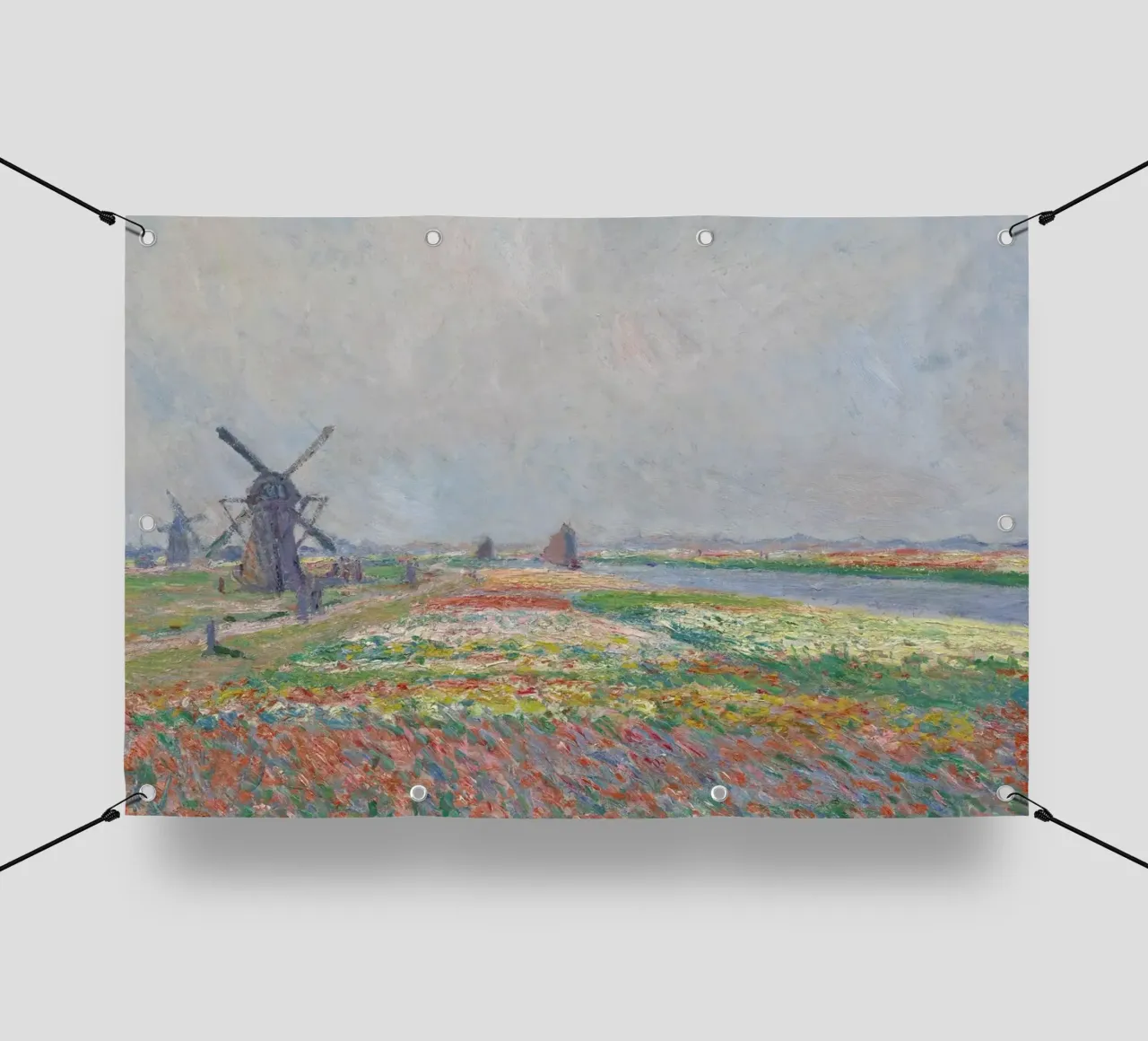 Monet - Tulip Fields near The Hague telo in pvc da ARTOTHEK