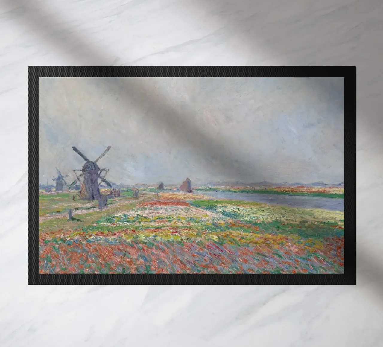 Monet - Tulip Fields near The Hague doormat by ARTOTHEK