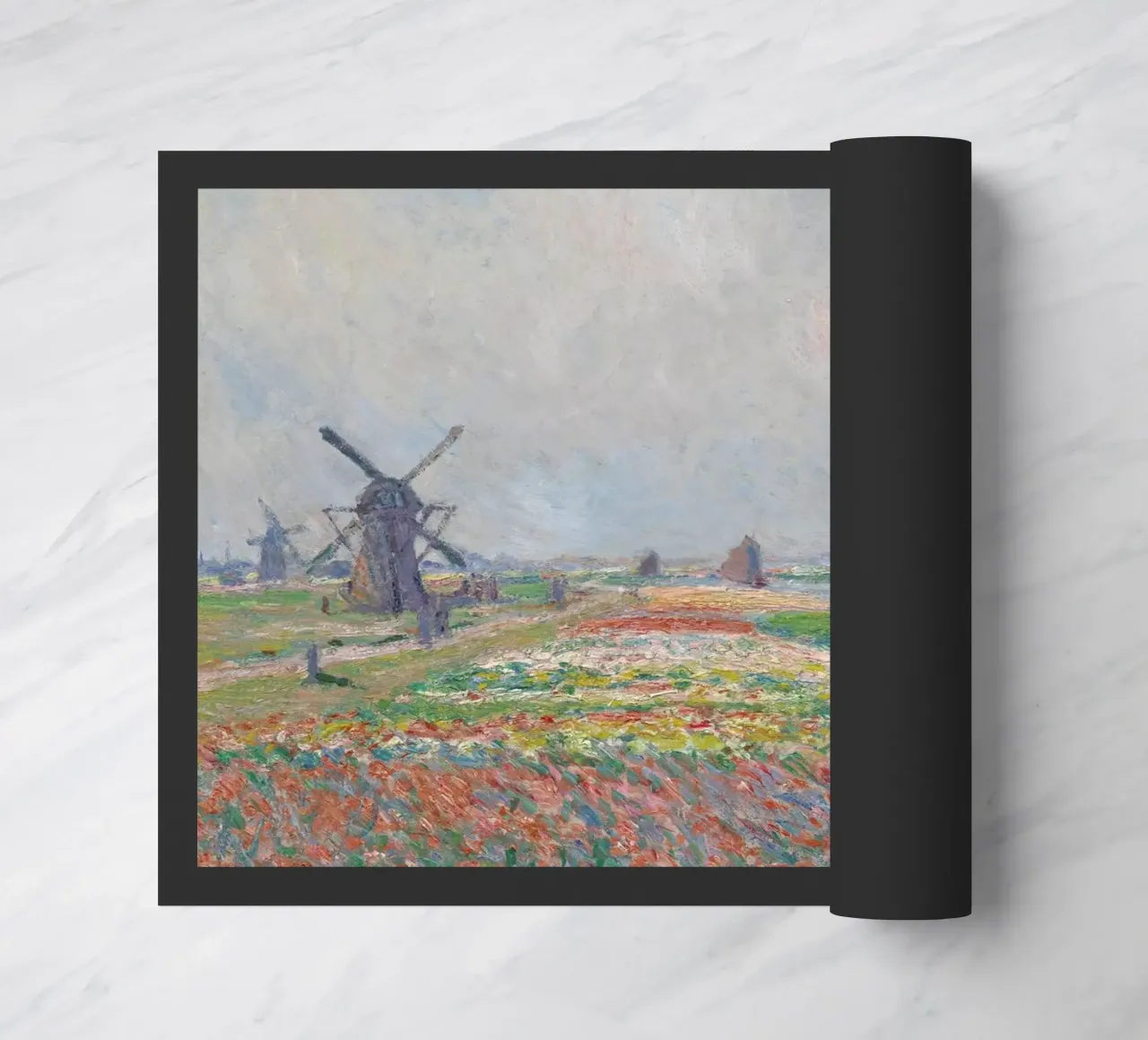 Monet - Tulip Fields near The Hague doormat by ARTOTHEK