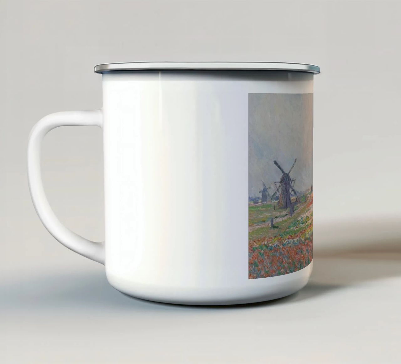 Monet - Tulip Fields near The Hague tazza in smalto da ARTOTHEK