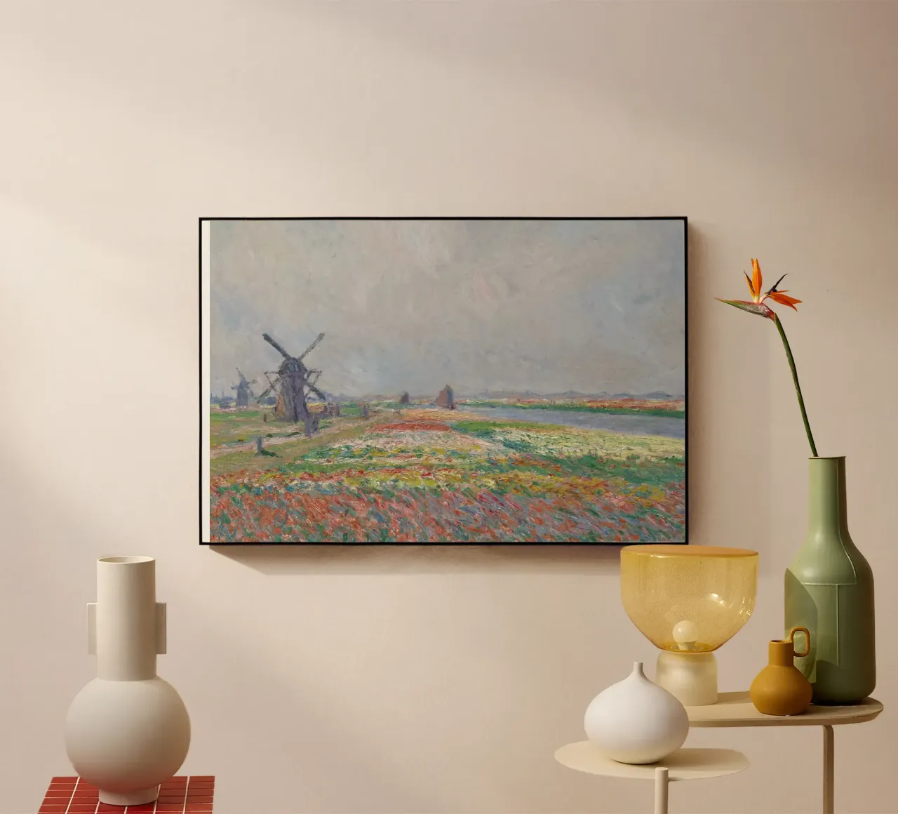 Monet - Tulip Fields near The Hague metacrilato de ARTOTHEK