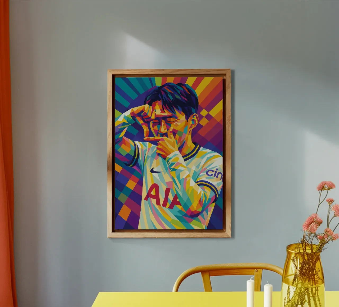 Son Heung-Min alluminio dibond da HopeStudio