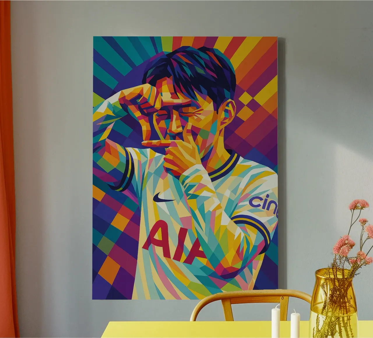 Son Heung-Min tela con Cornice a cassetta da HopeStudio