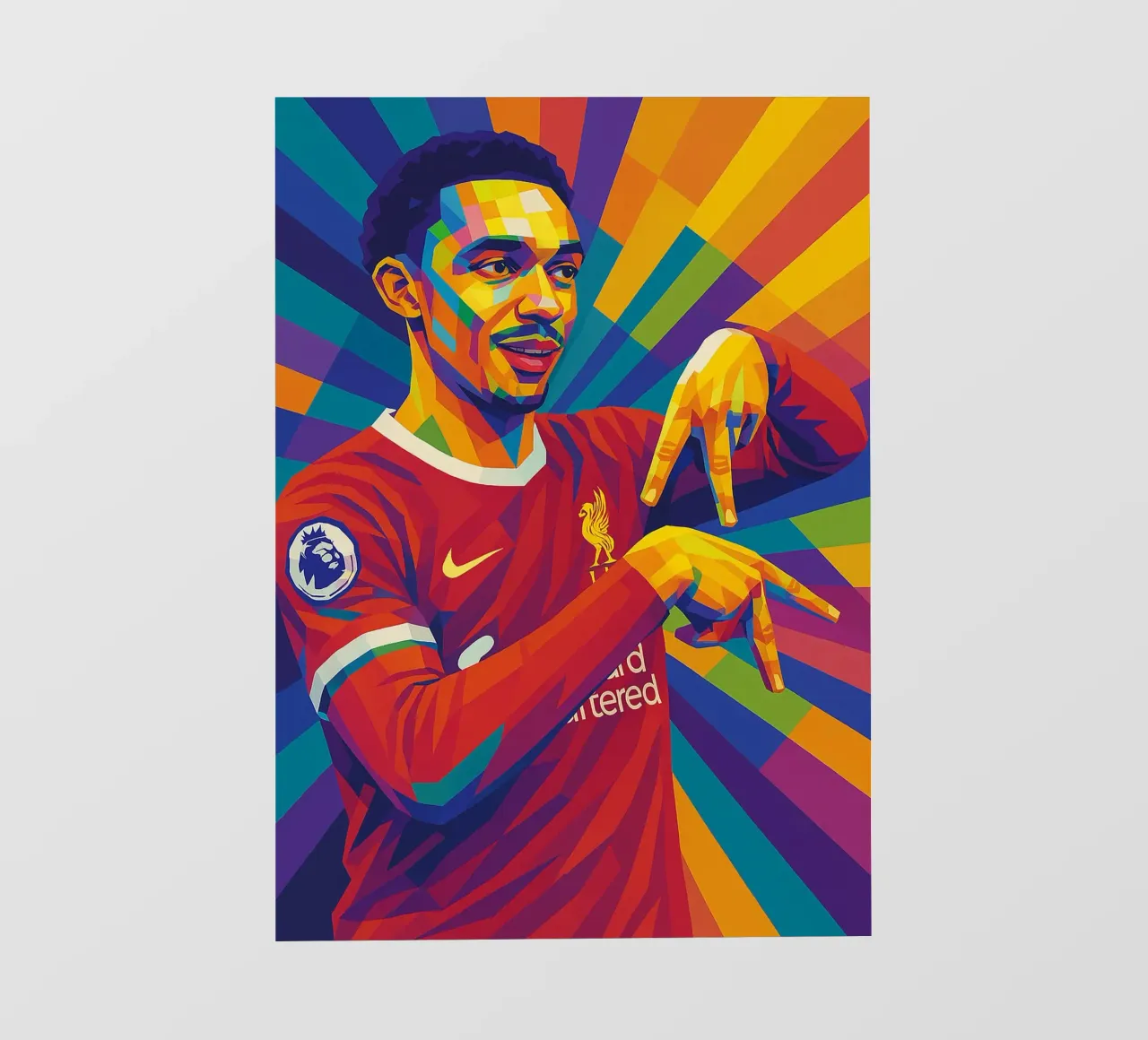 Trent Alexander-Arnold Liverpool pellicola backlit da HopeStudio