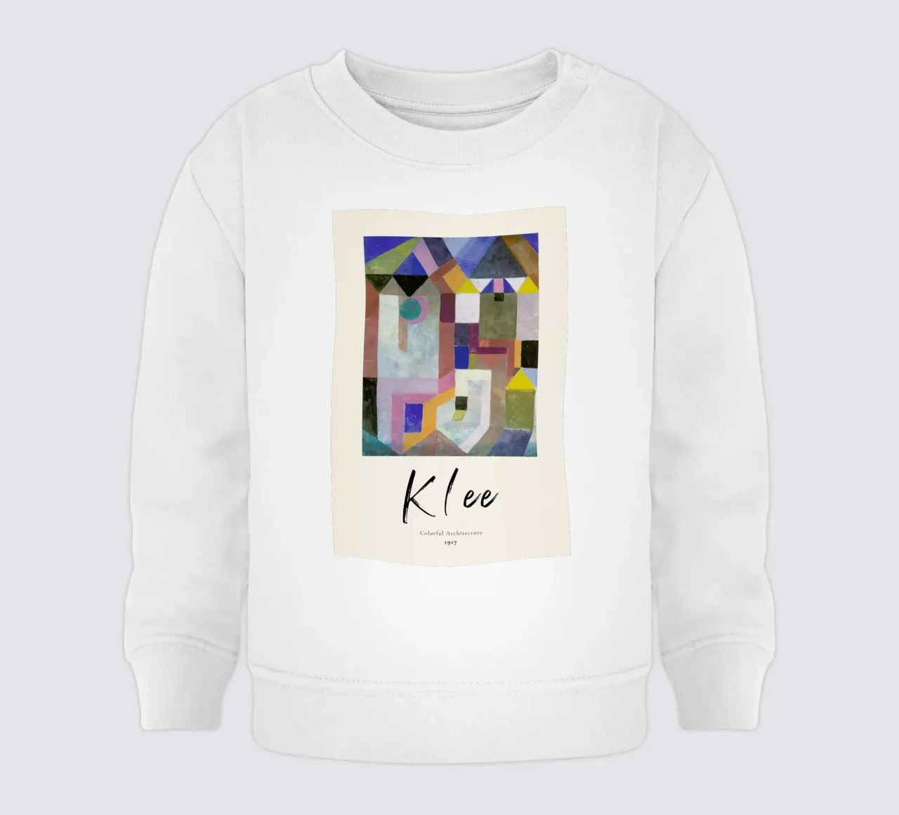Klee - Colorful Architecture felpa neonato da ARTOTHEK