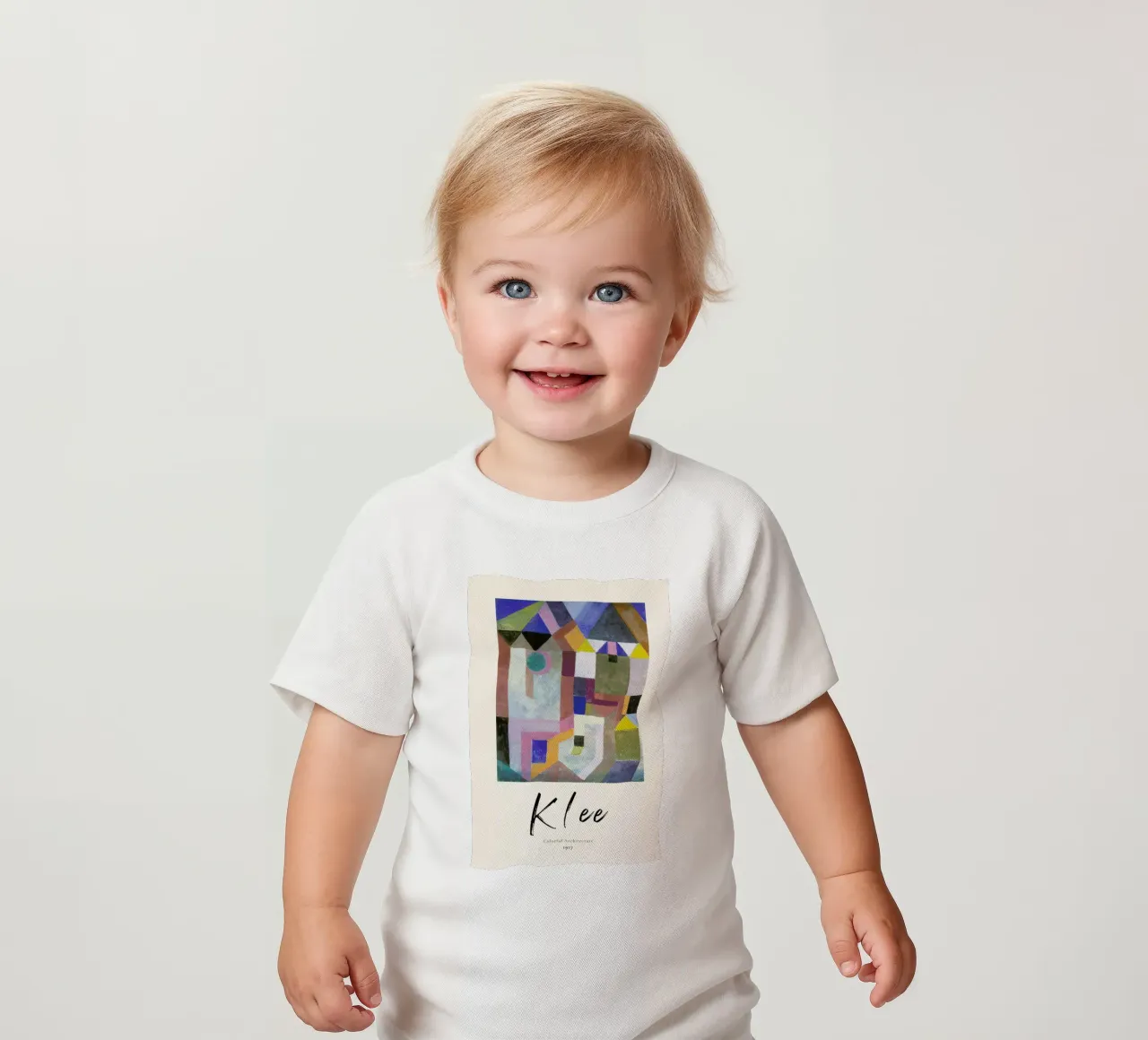 Klee - Colorful Architecture maglietta neonato da ARTOTHEK