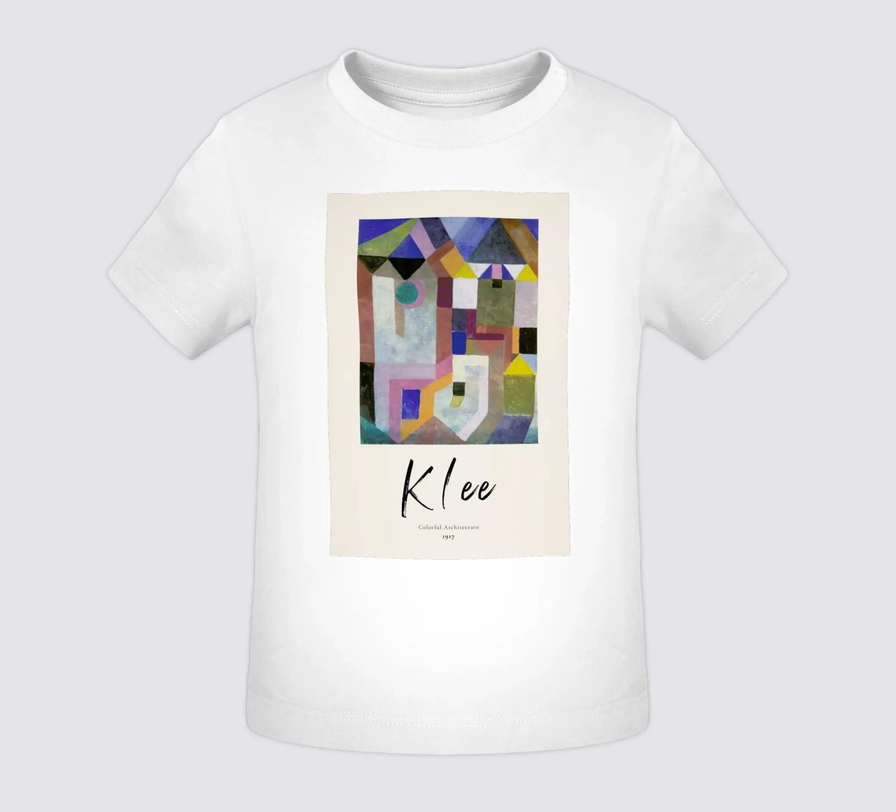 Klee - Colorful Architecture maglietta neonato da ARTOTHEK