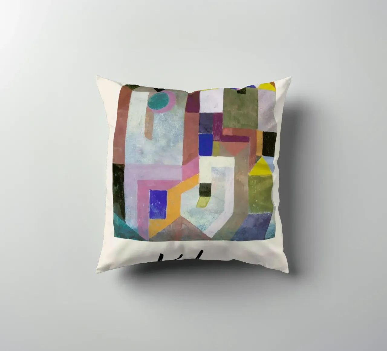 Klee - Colorful Architecture coussin de ARTOTHEK