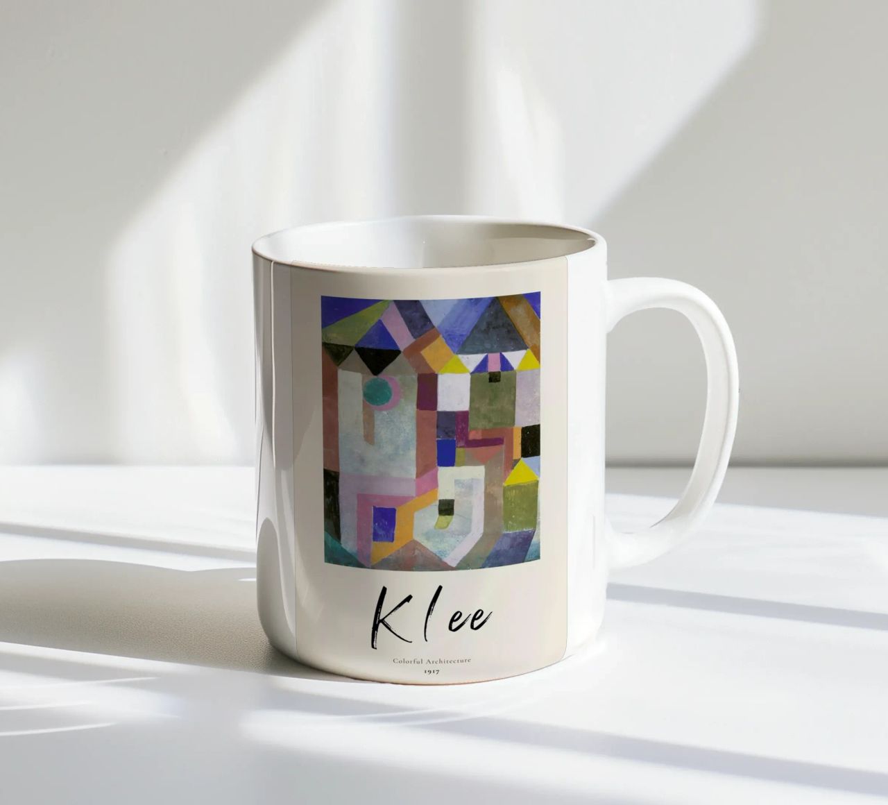 Klee - Colorful Architecture tazza in ceramica da ARTOTHEK