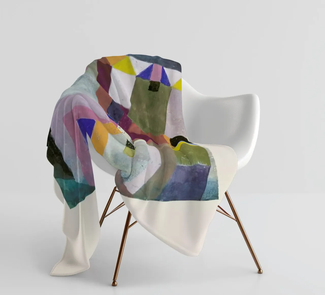 Klee - Colorful Architecture coperta in pile da ARTOTHEK