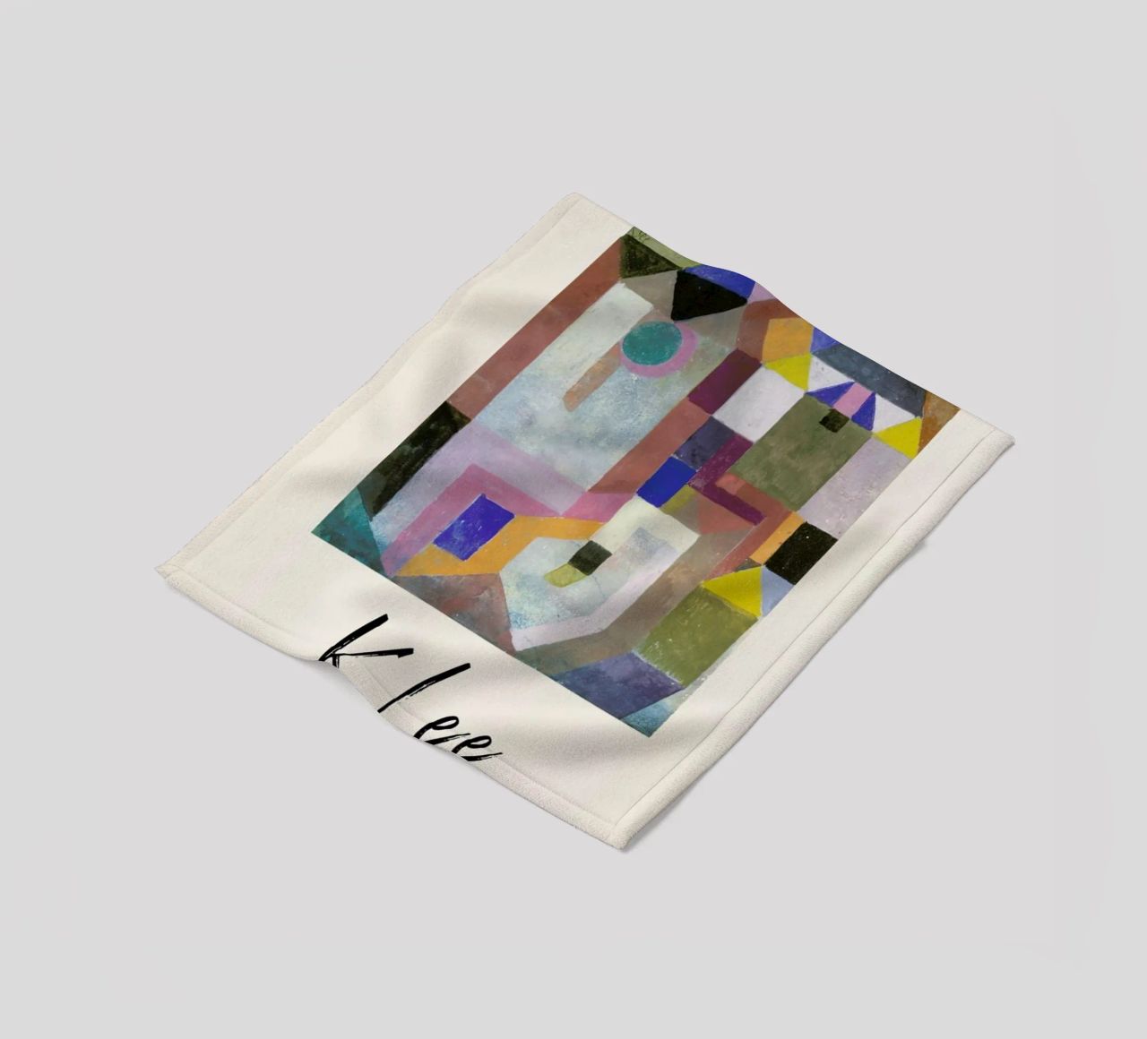 Klee - Colorful Architecture coperta in pile da ARTOTHEK