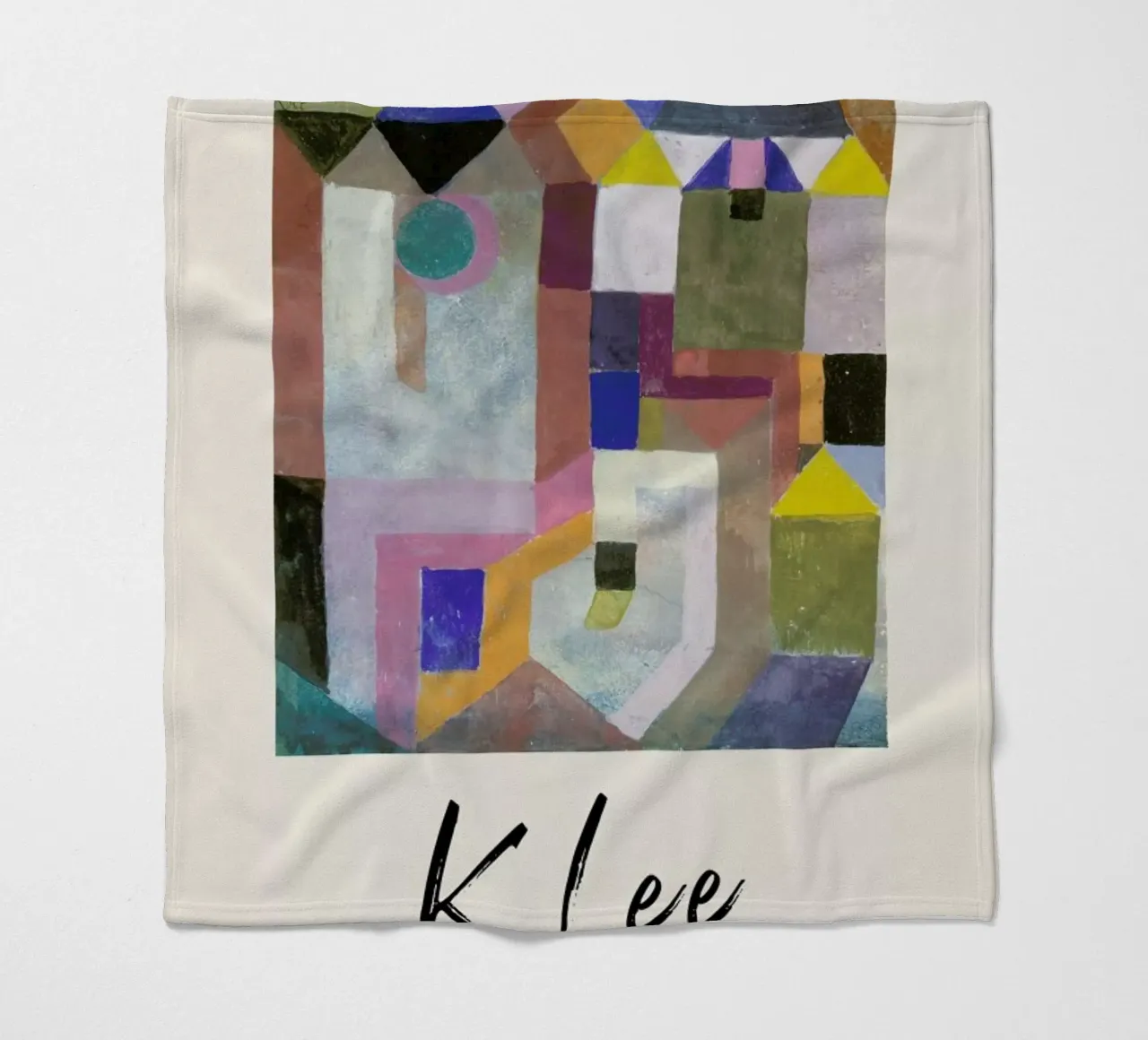 Klee - Colorful Architecture coperta in pile da ARTOTHEK