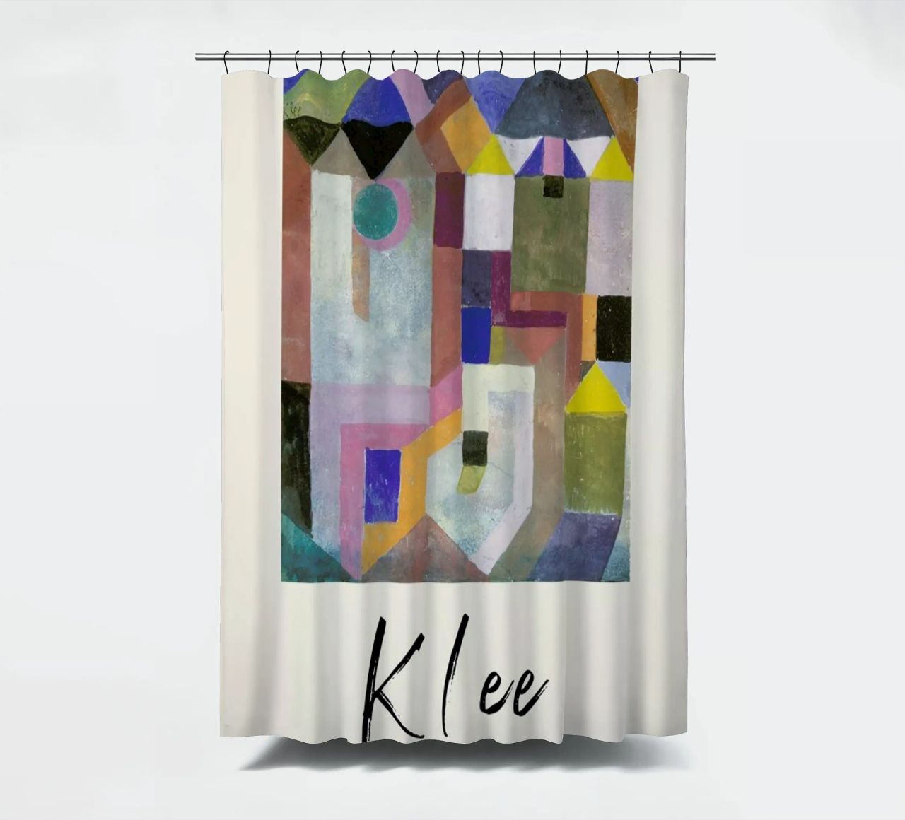 Klee - Colorful Architecture tenda da doccia da ARTOTHEK