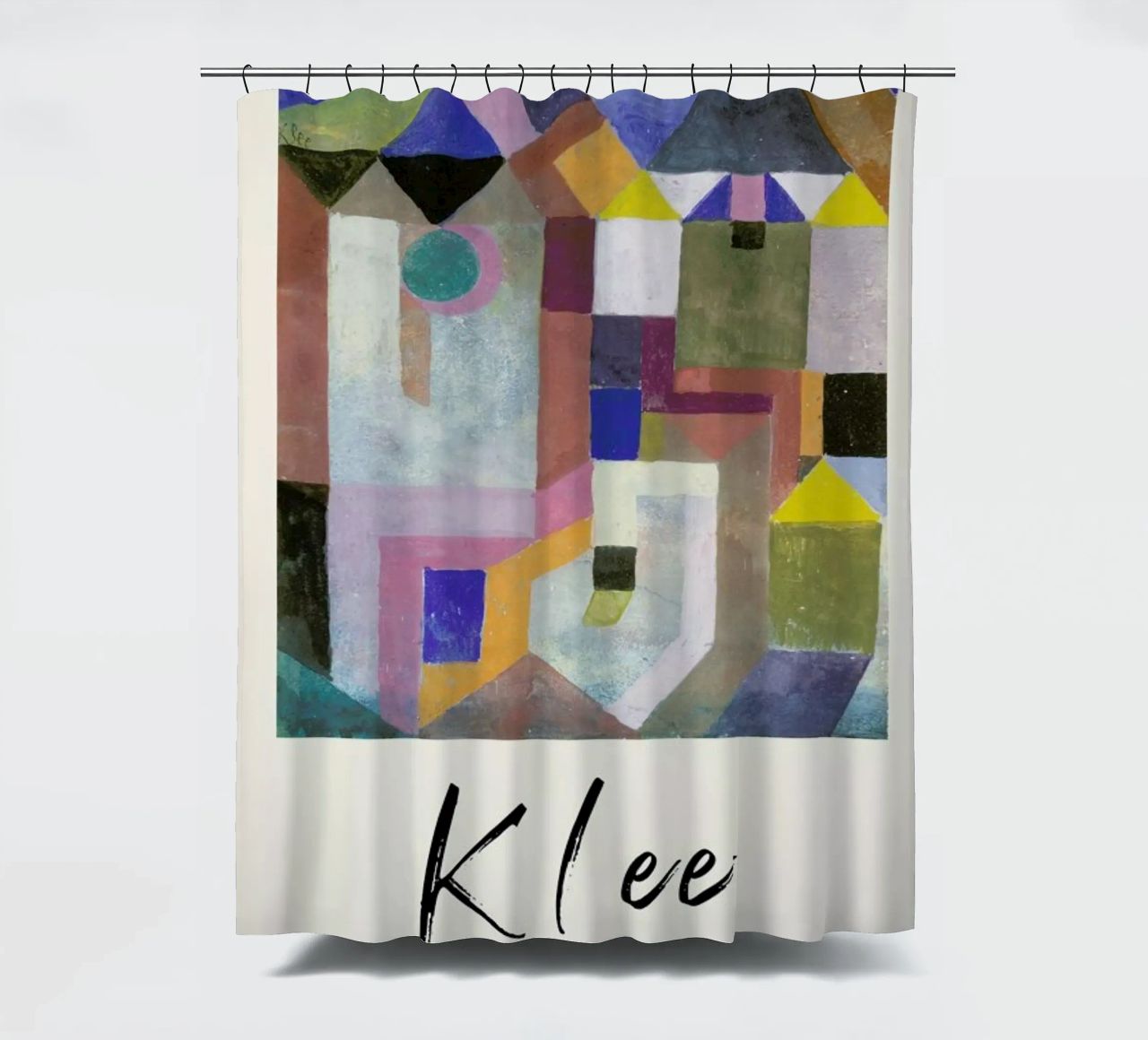 Klee - Colorful Architecture tenda da doccia da ARTOTHEK