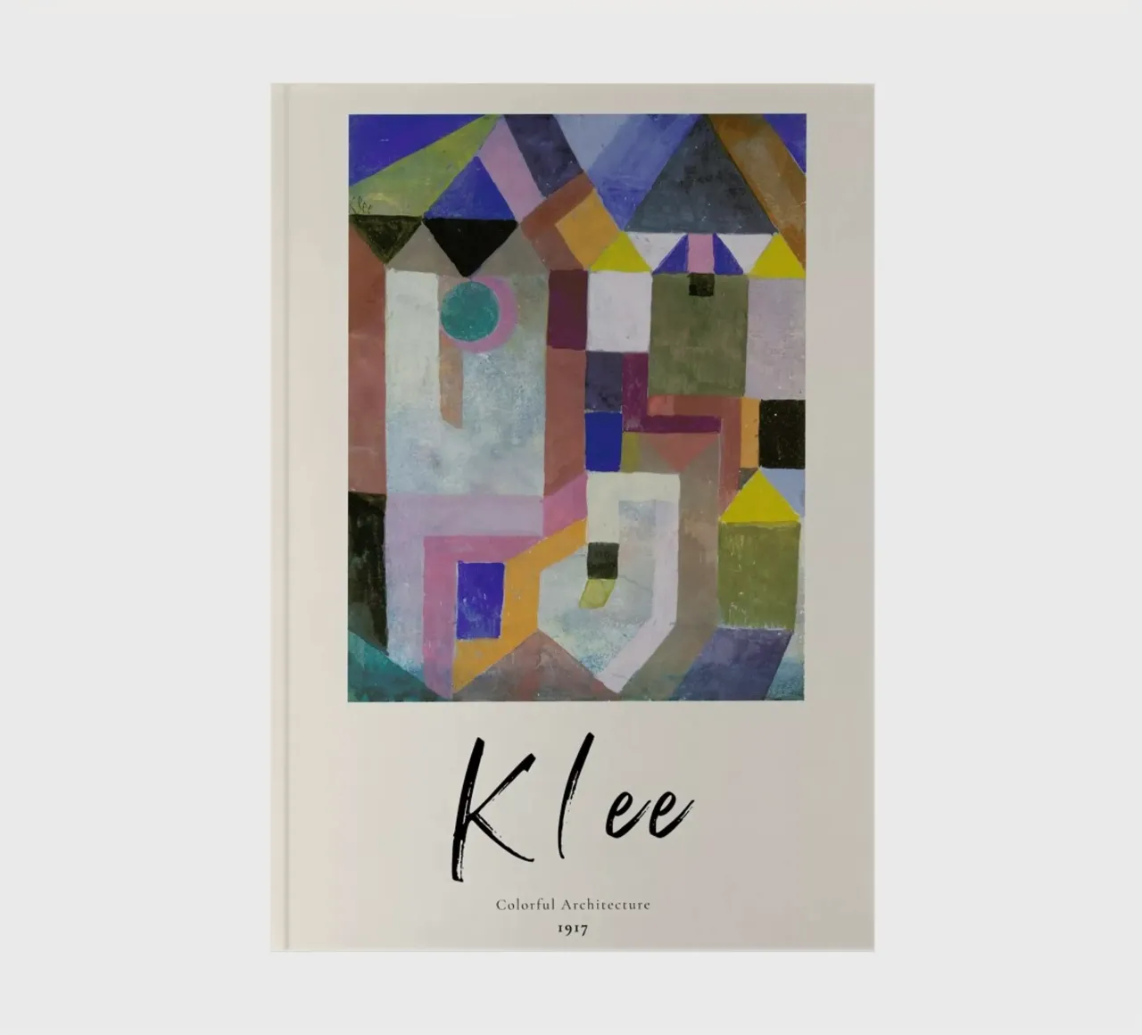 Klee - Colorful Architecture carnet de notes de ARTOTHEK