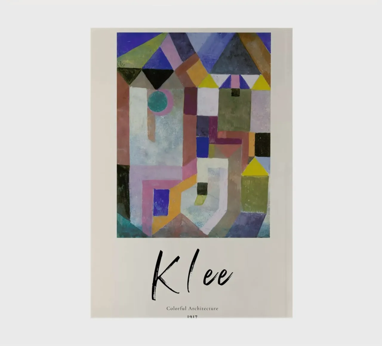 Klee - Colorful Architecture notebook by ARTOTHEK