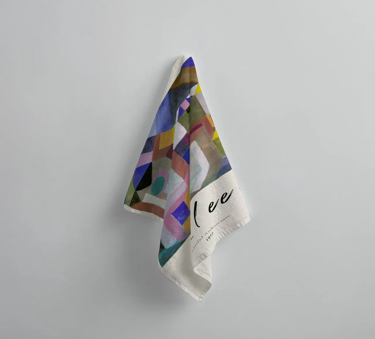 Klee - Colorful Architecture towel by ARTOTHEK