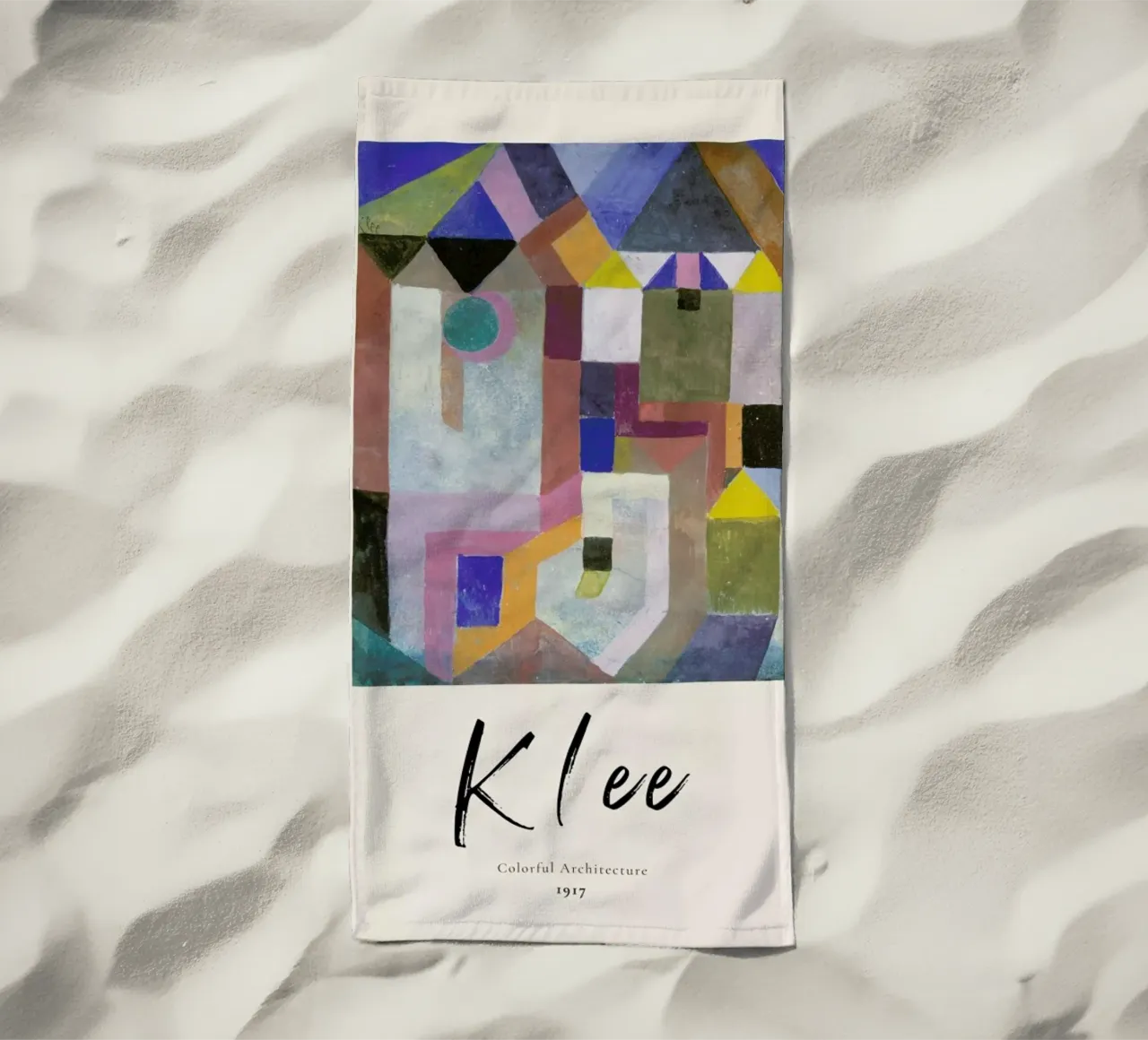 Klee - Colorful Architecture telo mare da ARTOTHEK