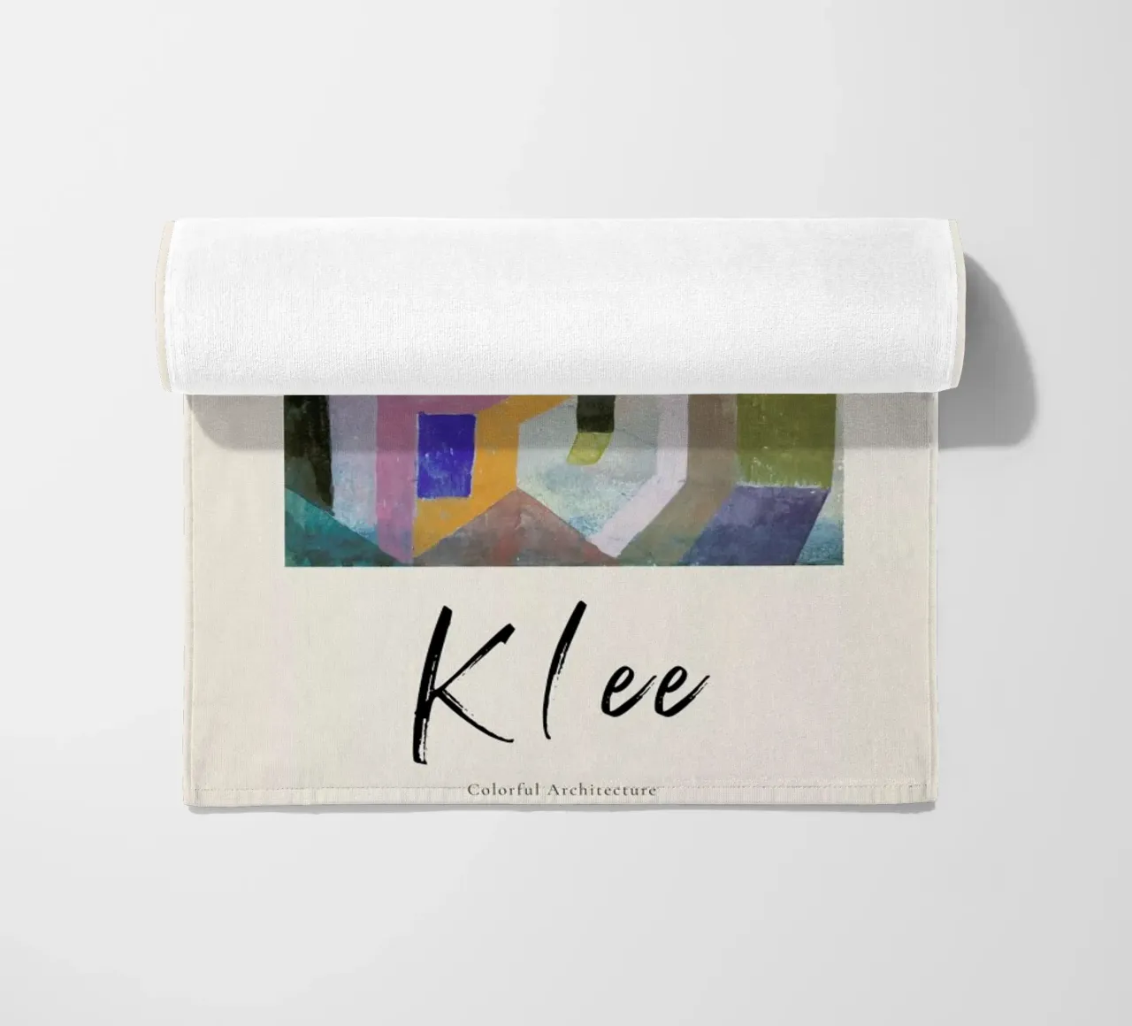 Klee - Colorful Architecture serviette de plage de ARTOTHEK
