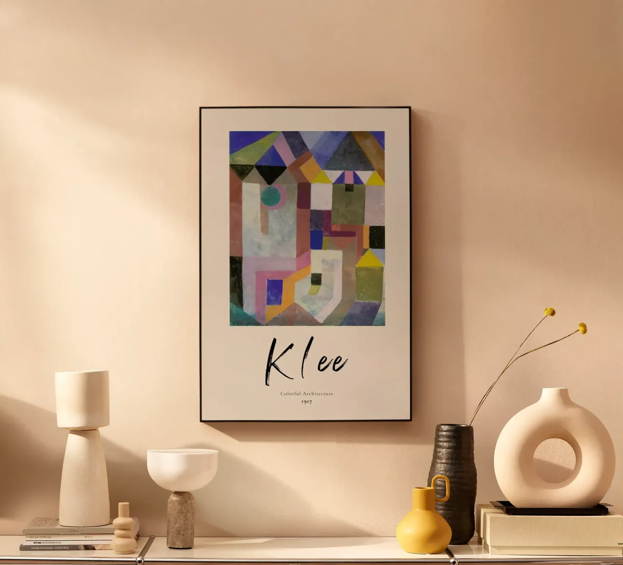 Klee - Colorful Architecture plexiglass da ARTOTHEK