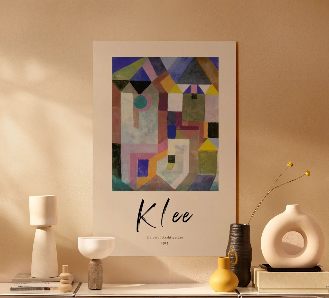 Klee - Colorful Architecture plexiglass da ARTOTHEK