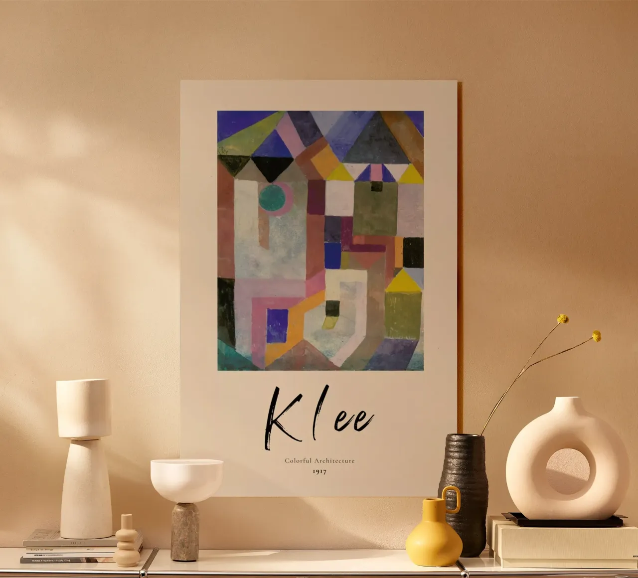 Klee - Colorful Architecture plexiglas de ARTOTHEK