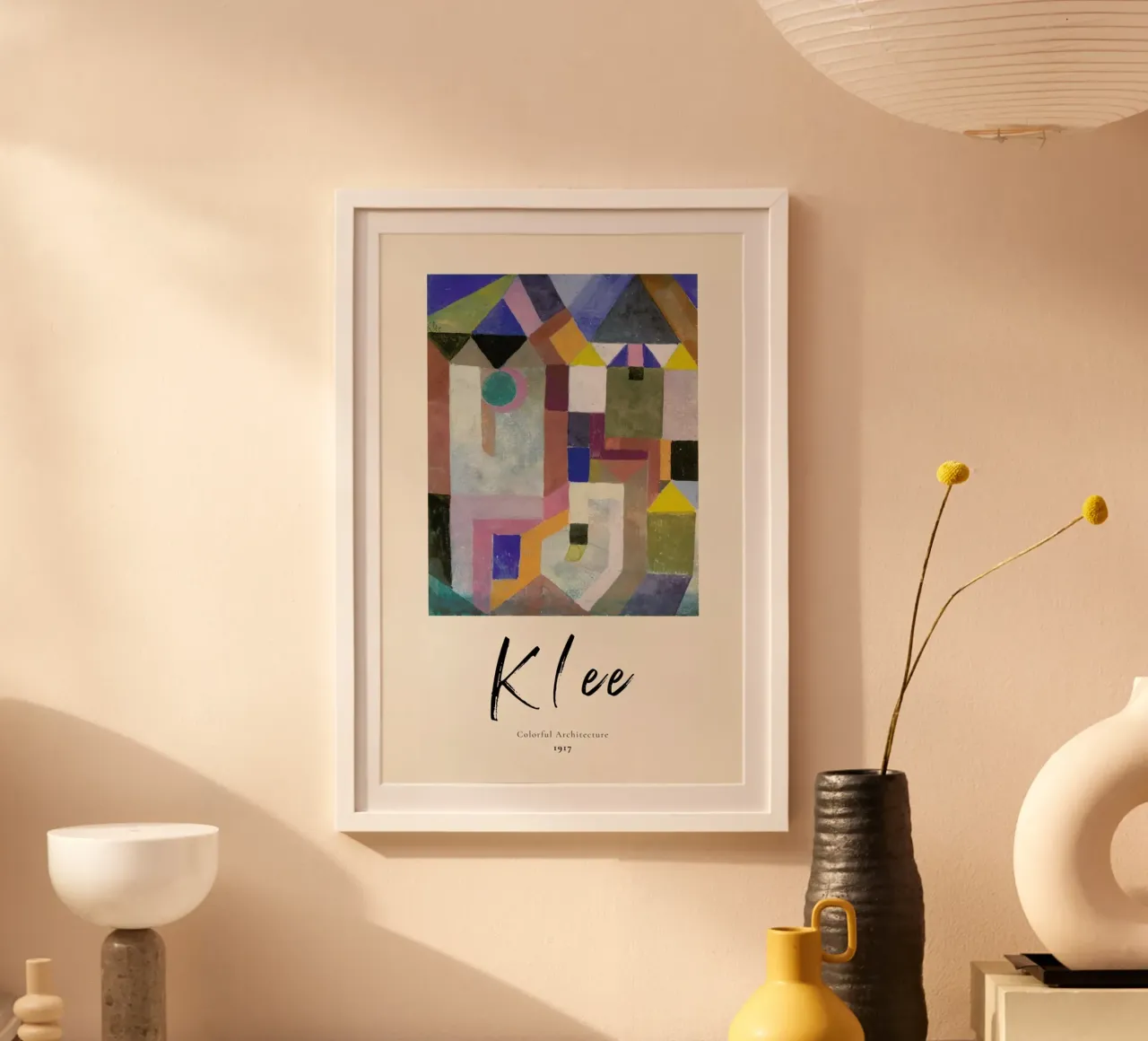 Klee - Colorful Architecture poster da ARTOTHEK