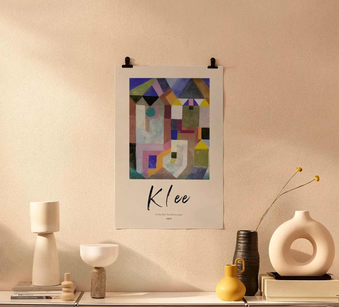 Klee - Colorful Architecture poster da ARTOTHEK