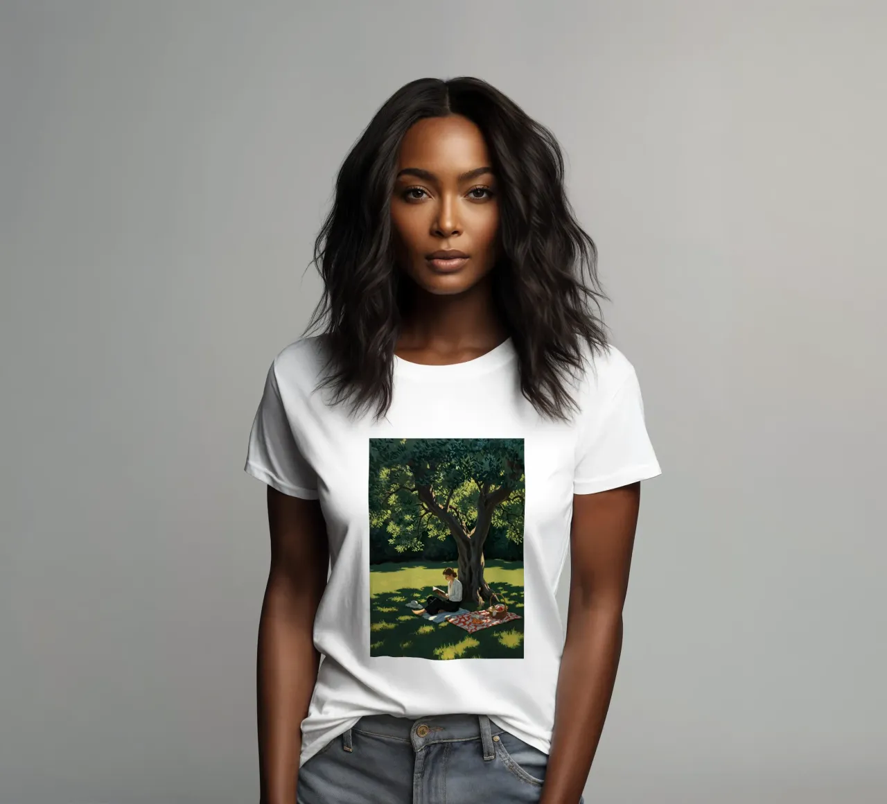 Lire un livre t-shirt ajusté pour femmes de Art Center