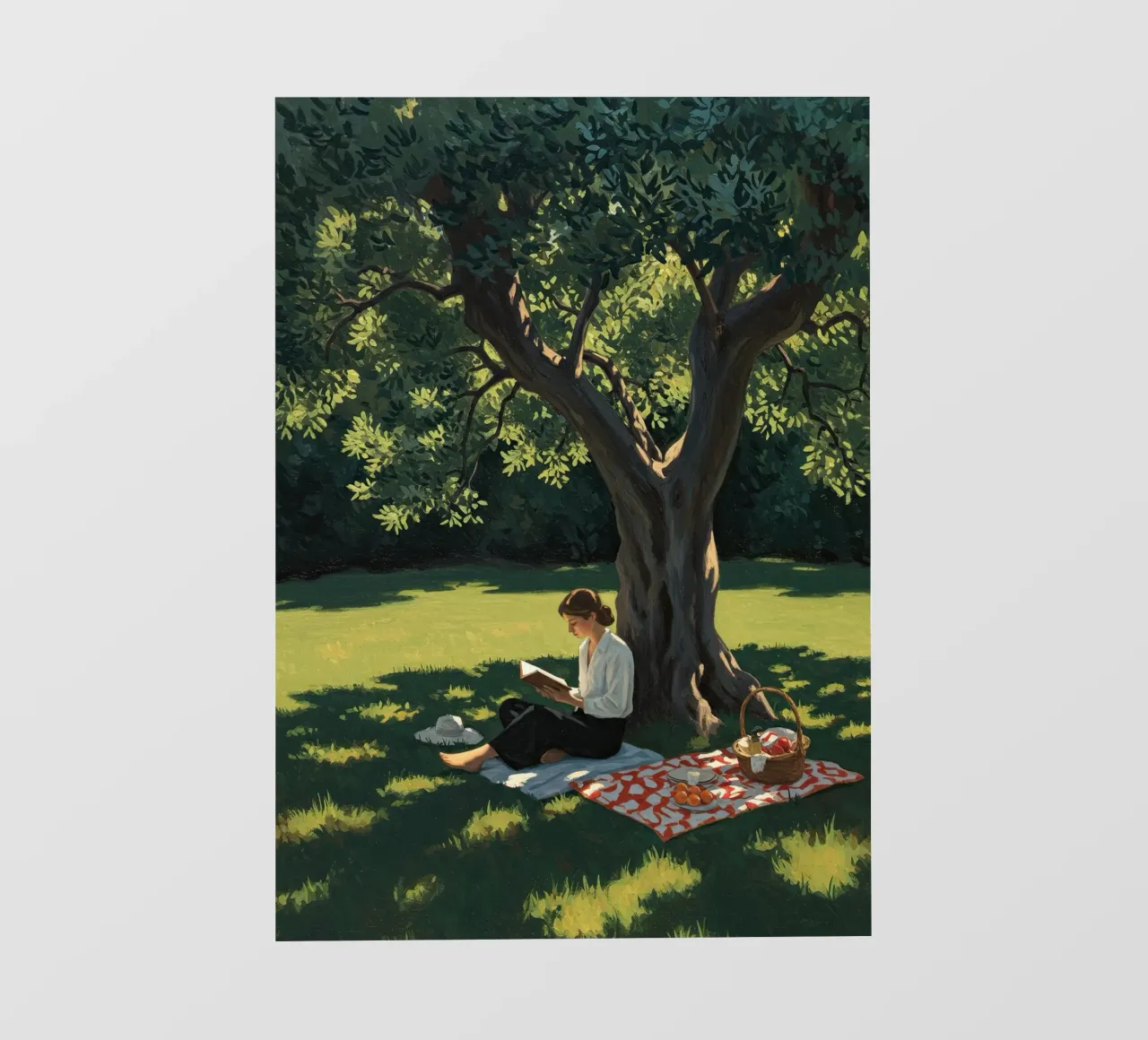 Reading a Book photo wallpaper by Art Center