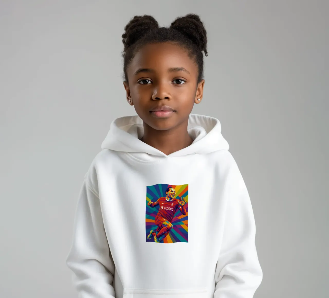 Virgil van Dijk felpa bambino con cappuccio da HopeStudio
