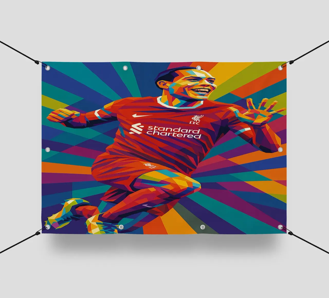 Virgil van Dijk telo in pvc da HopeStudio