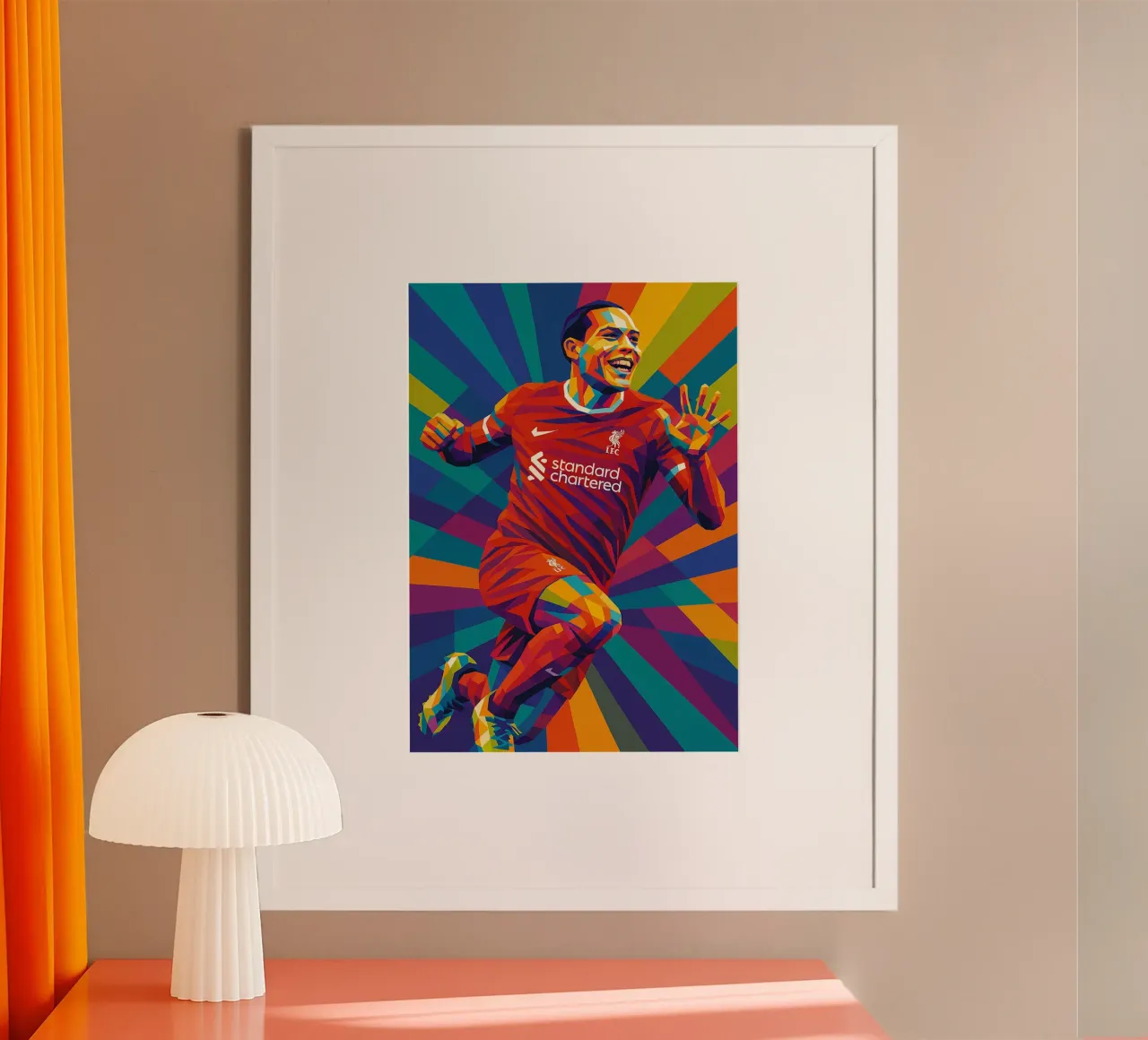 Virgil van Dijk poster de HopeStudio